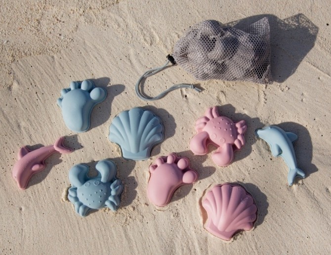 Foremki do robienia babeczek z piasku w postaci zwierzątek Scrunch